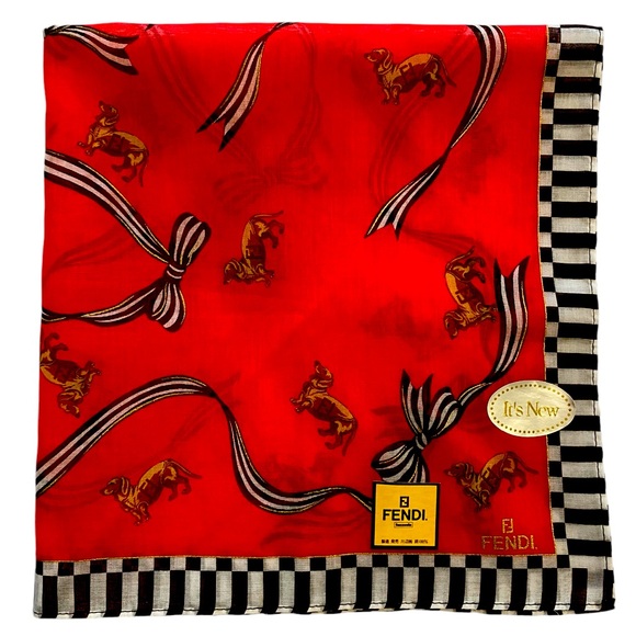 New FENDI Pocket Scarf or Headband - Picture 4 of 4